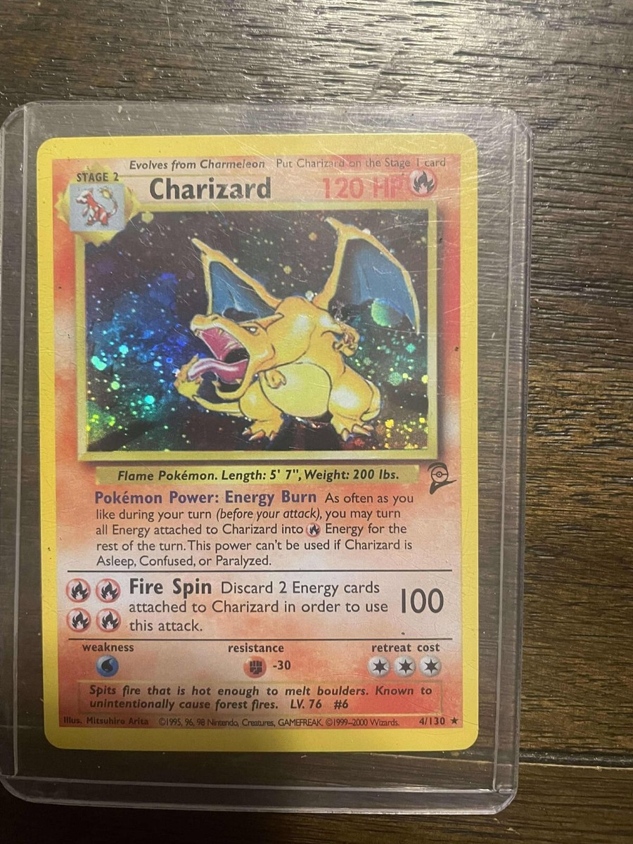 ポケモンカード　リザードン　base set 1999 4/102 1ed Charizard Base Set Pokemon Card 4/102 *RARE HOLO* | eBay