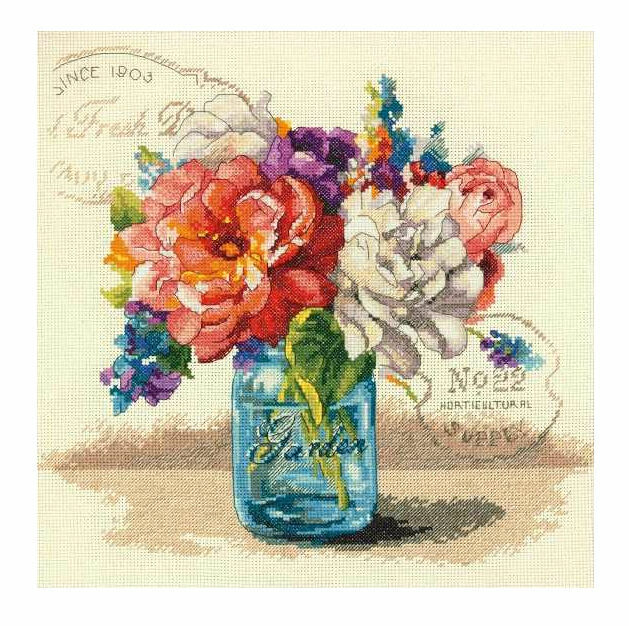 Kit 12" X 12" Peonies