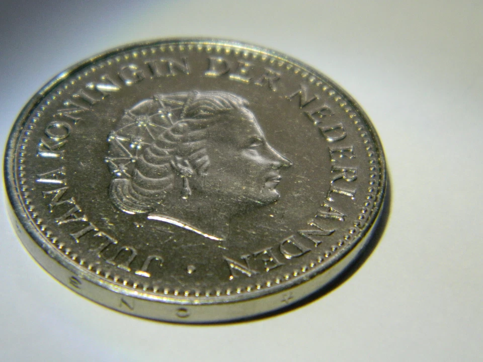 1971 1 florín (prueba) - Antillas Neerlandesas - MS++/UNC - moneda rara Foto 2 de 4