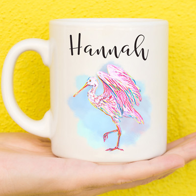 Personalisierte Kranich Tasse | Kranich Geschenke | Geschenke für Kranichliebhaber | Geburtstagstasse