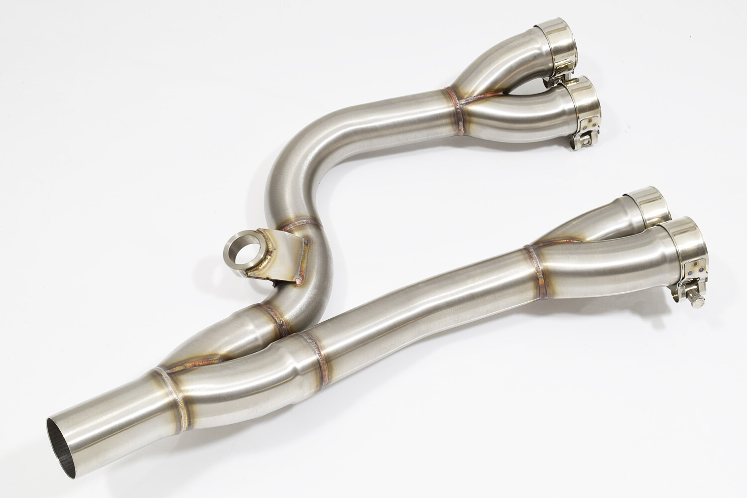 Black Widow Exhausts GSX 1400 Exhaust Downpipes & Collector Box for
