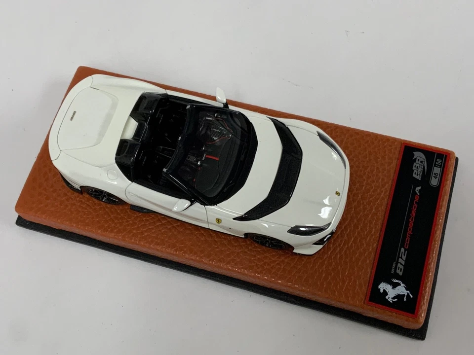 1/43 BBR Ferrari 812 competizione A Bianco Avus Base Cuero Blanco BBRC263D1 Foto 2 de 4