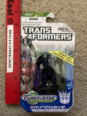 Transformers Prime Cyberverse Legion Legends Class Soundwave Deceptcion New