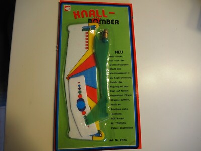Knall - Bomber, 1 - Schuß Amorces, ca. 80er - 90er Jahre Neu im Blister, Set 2