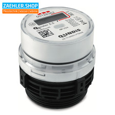 Digital-Display Messkapsel-Wasserzähler MK UP Wasseruhr Warm Kalt 90° 30° Qundis