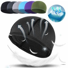 Cooling Cycling Skull Cap Beanie Hat Cycling Motorcycle Helmet Liner Running Cap