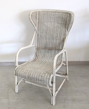 Poltrona - Legno, Vimini - Design Italiano anni '60