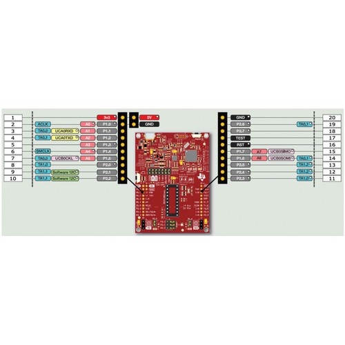 KIT di sviluppo embedded programmatore + MCU Texas Instruments MSP-EXP430G2ET - Picture 4 of 6