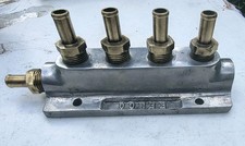 Vintage Eelco 4-port Aluminum Fuel Distribution Log Manifold Hot Rod Rat Rod Vintage Eelco 4-port Aluminum Fuel Distribution Log Manifold Hot Rod Rat Rod