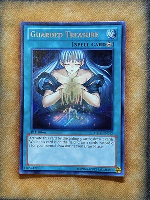 Yugioh Guarded Treasure DRLG-EN013 Secret Rare 1st Ed NM