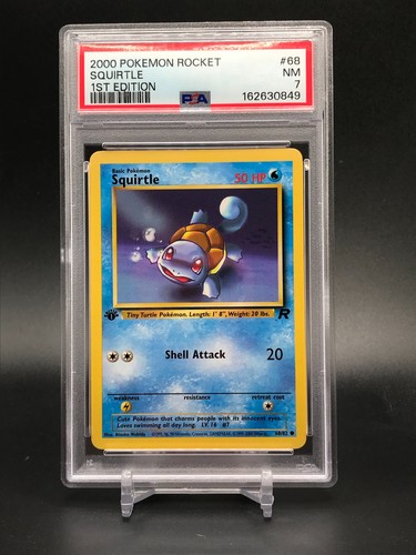 Squirtle (1st Edition) graded PSA 7 for sale on eBay