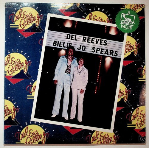 Del Reeves & Billie Jo Spears LP Record 1976 Liberty Country 33 RPM Sealed - Picture 1 of 2