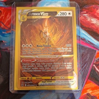 Carte POKEMON alternative Vstar gold ARCEUS GG70/GG70 EB12.5 Zenith Supreme neuf