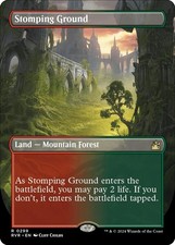 Stomping Ground (Borderless) - Normal NM MTG Ravnica Remastered