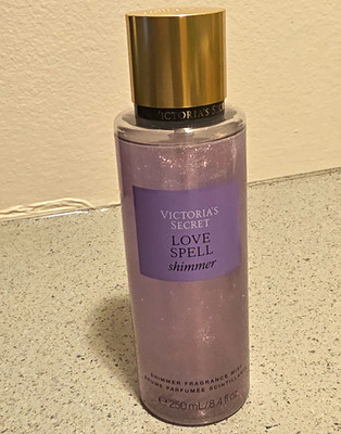 Victoria's Secret Love Spell Shimmer Fragrance Mist Cherry Blossom Peach 8.4oz