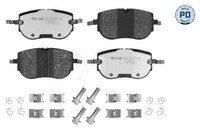 Meyle 025 264 1616/PD Bremsbelagsatz, Scheibenbremse FüR Audi Cupra Skoda Vw