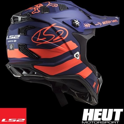 LS2 MX700 SUBVERTER  - XXL - EVO CARGO MATT BLUE ORANGE Crosshelm