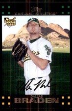 2007 Topps Update Red Back Dallas Braden #165