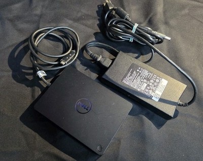Dell Dock WD15 USB-C Type-C K17A 05FDDV with 130W Ac Adapter