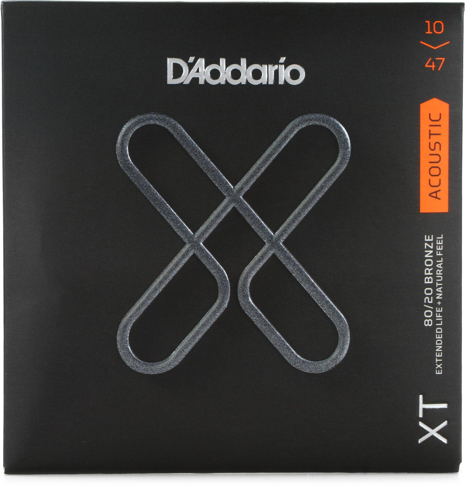 Струны для акустической гитары DAddario XTAPB1047 XT 80/20 бронзовые -.010-.047 Дополнительно