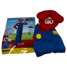 Disguise Super Mario Bros Costume Nintendo Kids M Medium 7-8 New No Tags 119