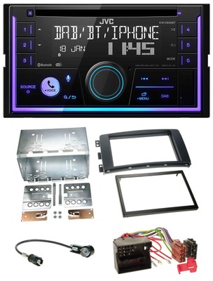 JVC MP3 USB 2DIN DAB Bluetooth CD Car Stereo for Smart ForTwo 07-10 ForFour 04-06
