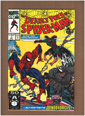 Deadly Foes of Spider-man #1 Marvel Comics 1991 RHINO NM- 9.2