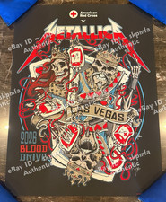 METALLICA Poster Sphere Black Box Las Vegas  OFFICIAL #/650AUTHENTIC Squindo