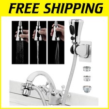 Kitchen Faucet Attachment with 3-Way Diverter