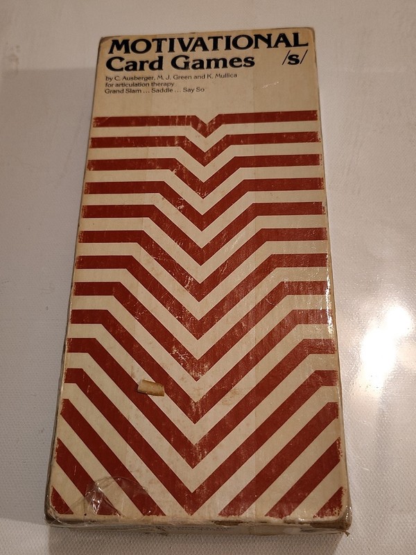 Rare Vintage 1979 Speech Articulation Therapy S Sounds Motivational Card Games