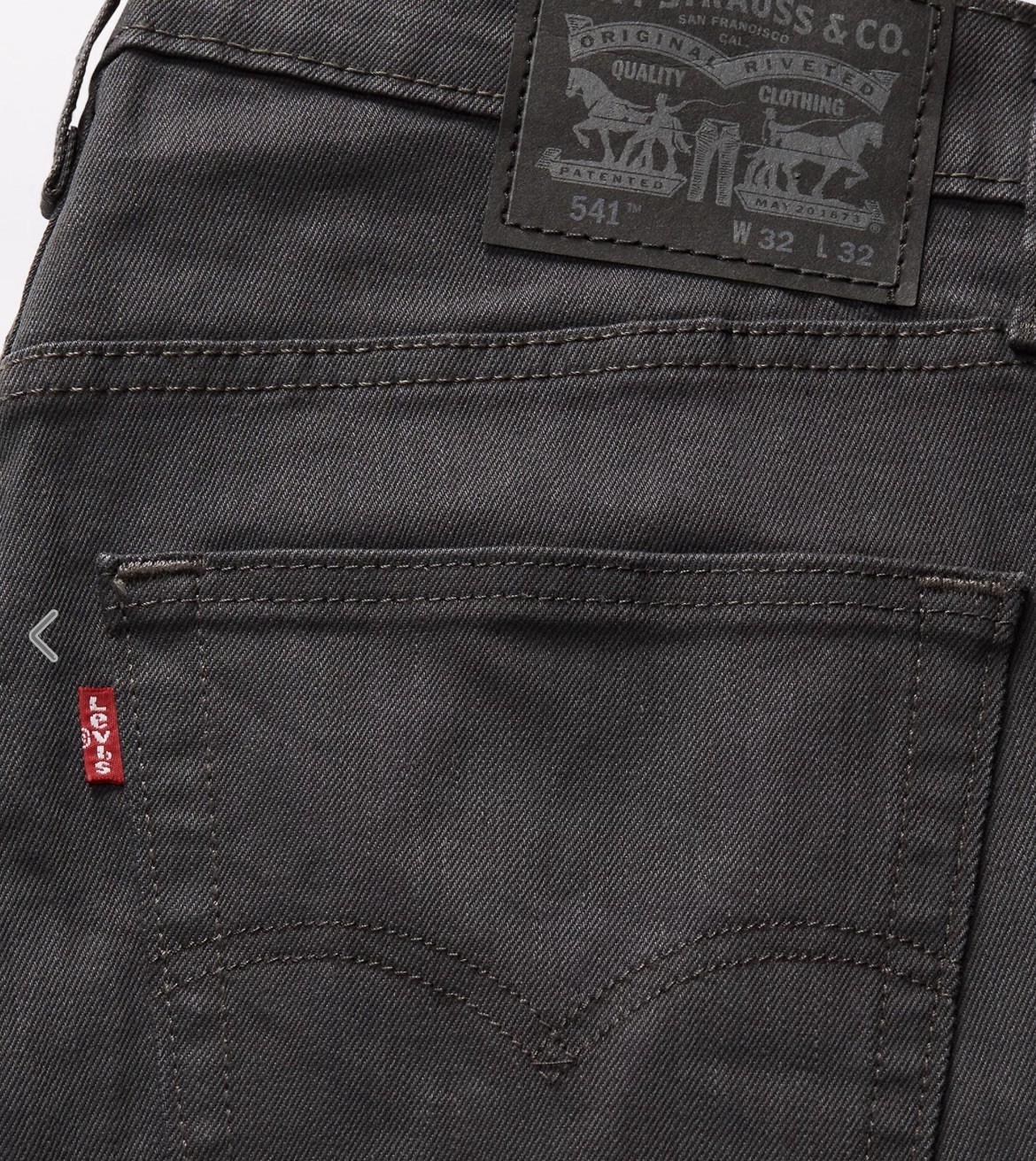 Men's Levi's 541 Athletic Taper Fit Men's Jeans/Black thumbnail 5