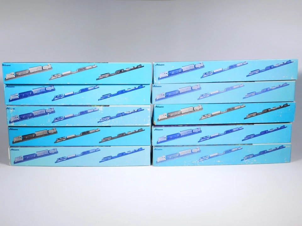 LOT of 10 Athearn 10-3/4" x 3-3/4" x 1-1/2 Empty Boxes for Model Trains - Image 3 of 4