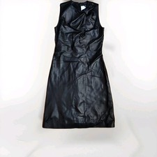 chinese dress ladies Gucci // Black Leather Stud Dress – VSP Consignment main image 0