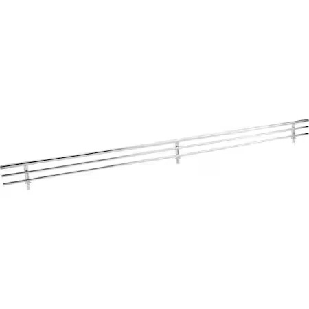 HARDWARE RESOURCES SF29-PC 29" Wide Satin Nickel Wire Shoe Fence for Shelving - Picture 1 of 4