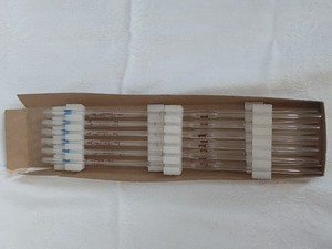 Set of 10 Fisherbrand pipets - 1mL borosilicate glass