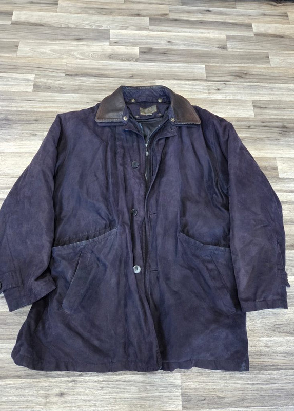 Vintage Rainforest Mens XL Down Lined Chore Jacket Barn Coat Heritage Navy