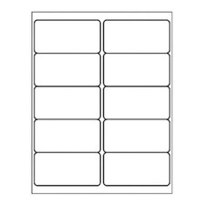 100 Sheets, 1000 Labels Sticker Paper, 2" x 4" Shipping Address Labels, 10 ...