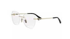 Bvlgari BV50007U 033 Gold 56mm Eyeglasses New Authentic