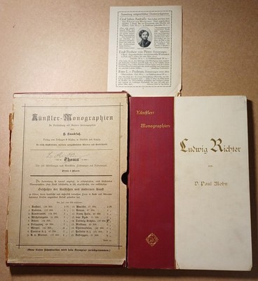 Künstler-Monographien,Ludwig Richter mit seltenem Schuber (Schuhkarton) Sammelwü