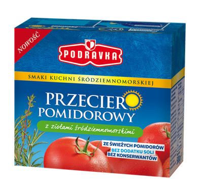 3850104299735 Podravka przecier pomidorowy z ziołami śródziemnomorskimi 500g Pod