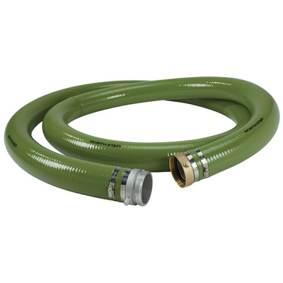 #ad NorthStar Water Pump Suction Hose 3in. x 15ft. 60 Max. PSI PVC $125.99