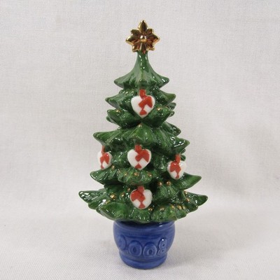 2008 Royal Copenhagen Annual Christmas Tree Figurine #527 Ceramic Glossy