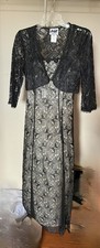 Black evening dress size 7/8M Jump by Wendye Chaitan