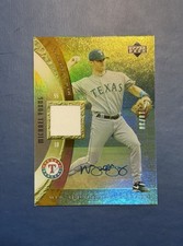 2005 Upper Deck Artifacts Michael Young Jersey Patch Auto /30