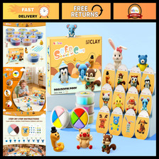 12 Animal Air Dry Clay Kit - Magic Modeling Clay for Kids Crafts Gifts