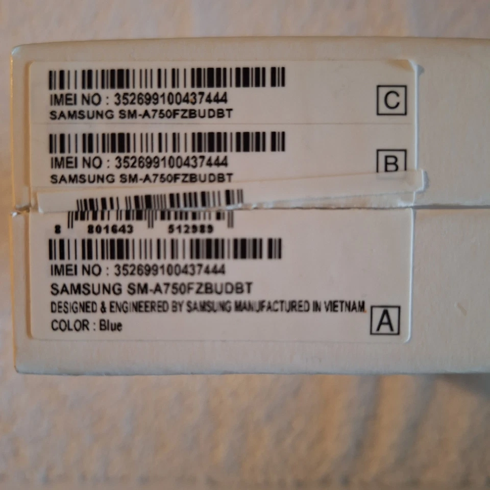 Samsung Galaxy A7 SM-A750 - 64GB - Blau (Ohne Simlock) (Dual-SIM) - Bild 2 von 4