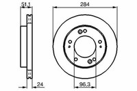 2X Bremsscheiben Vorne FüR KIA Bosch 0986479020