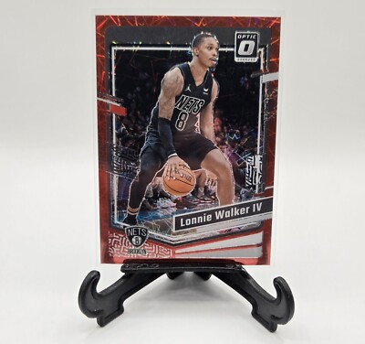 2023-24 Panini Donruss Optic Lonnie Walker IV Red Laser /299 #107