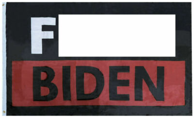 3X5 F Biden (Rosso E) Nero Premium 150D Tessuto Poly Nylon 3'x5'Bandiera - Foto 9