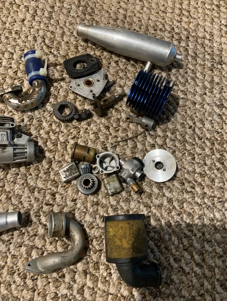 LOT of OS Max Model Engine parts. LOOK, lots of good stuff. - Image 4 of 4
